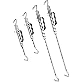 Zexhax Heavy Duty Truck Camper Tie Downs Turnbuckles, Premium Turnbuckle Tie Down Set for Slide-in Camper, Designed for Truck Camper Tie Downs