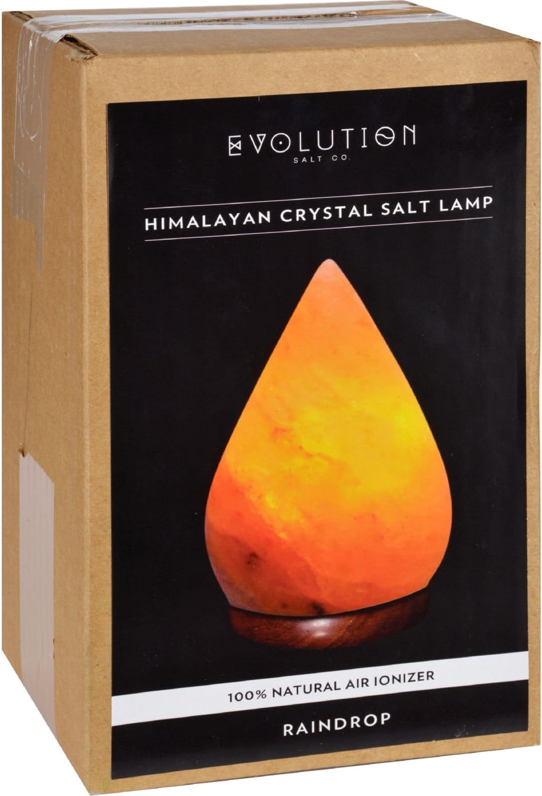2Pack! Evolution Salt Crystal Salt Lamp - Raindrop - 1 Count