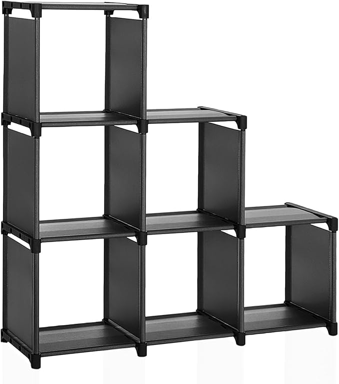 SONGMICS 6 Cube Storage Shelf DIY Modular Bookshelf Display