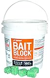 JT Eaton 709-PN Bait Block Rodenticide Anticoagulant Bait, Peanut Butter Flavor, For Mice and Rats (9 lb Pail of 144)