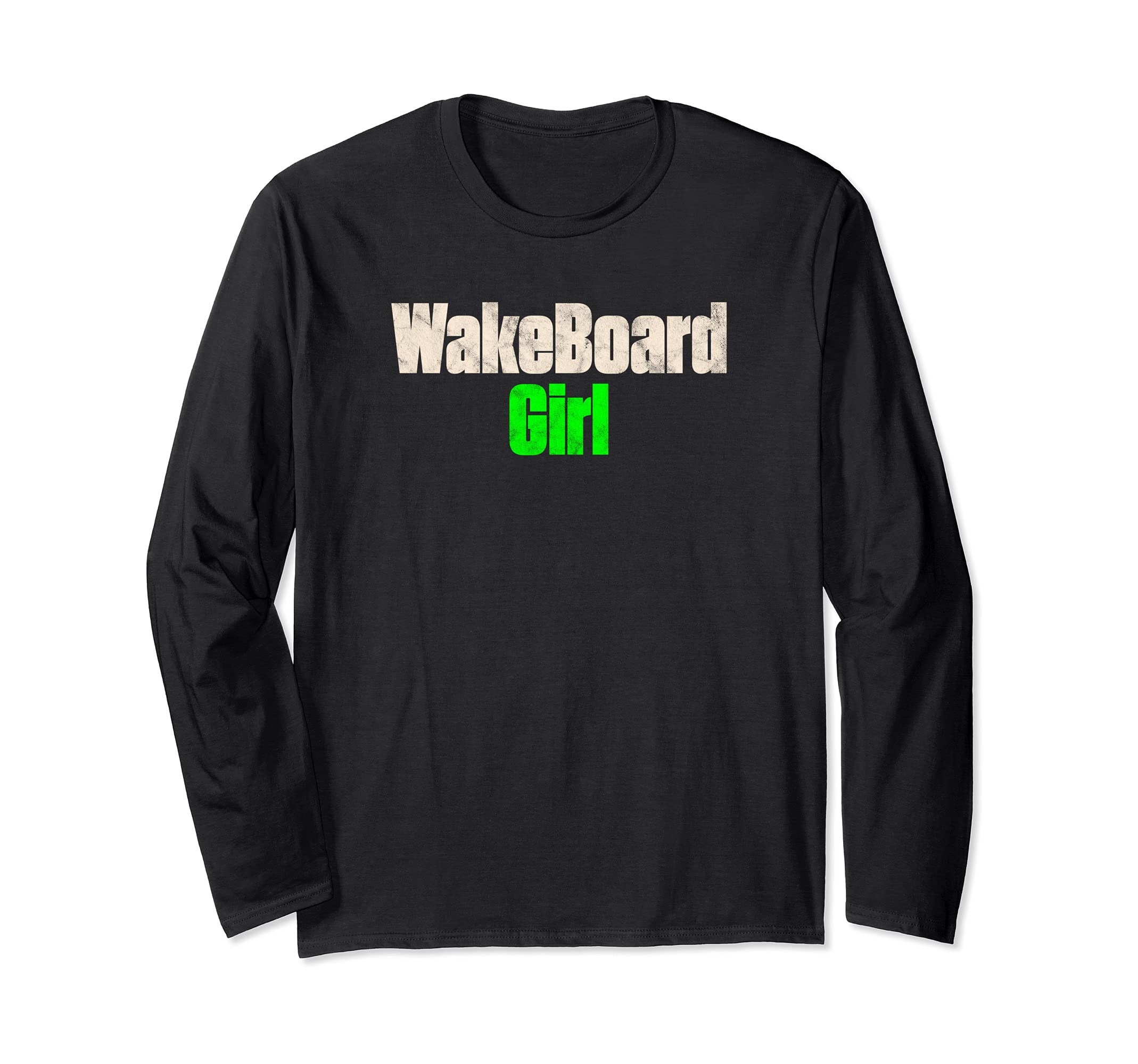 Wakeboard Water Sport - Wakeboard Girl Long Sleeve T-Shirt
