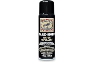 Bickmore Gard-More Water & Stain Repellent 5.5oz- Leather Protector and Suede Protector Waterproofing Spray Guard for Boots, Shoes, Clothing, Hats, Jackets & More