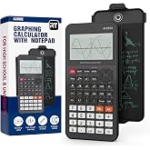 Rechargeable Graphing Scientific Calculators with Notepad for High School | ROATEE Calculadora Cientifica with Detachable Notepad College Back to School Supplies Stuff for Students 3inch HD Display