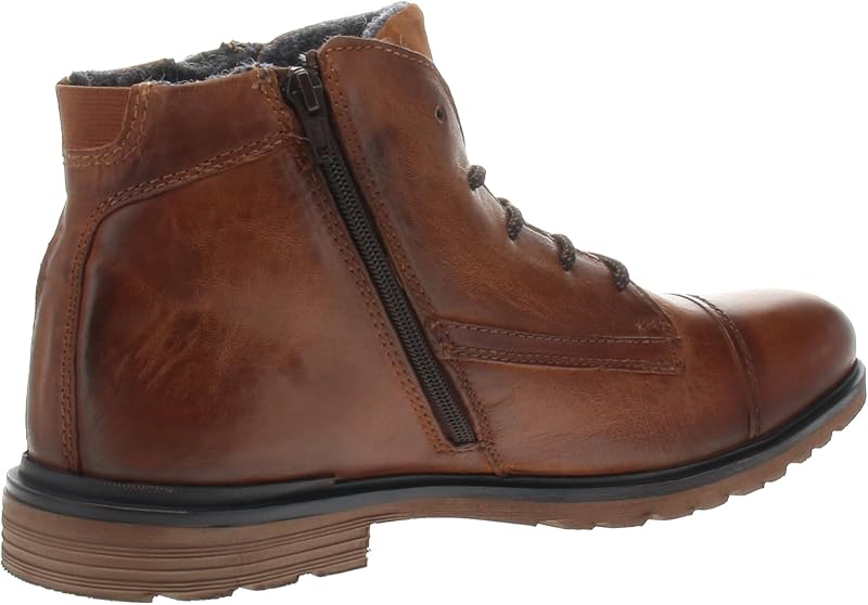 Bugatti 321-a0u3l, botas de revestimento frio masculino, conhaque, 42 ue largura