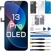 DGSCSMY [OLED] Screen Replacement for iPhone 13 Pro with Earpiece 6.1" | Display Digitizer Proximity Sensor Ambient Light Sensor OLED 3D Touch Full Assembly Repair Kit A2638 A2483 A2636 A2639 A2640
