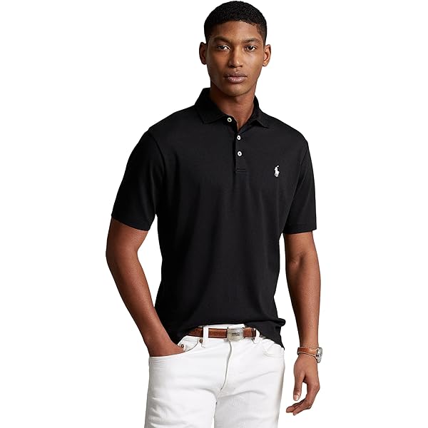 POLO RALPH LAUREN CLASSIC FIT ポロチノ BLACK Polo Ralph Lauren Men's Classic Fit Soft Touch Polo Shirt