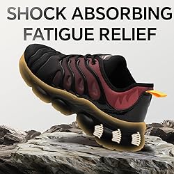 DRRHINO Steel Toe Shoes for Men Women Comfortable