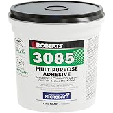 Roberts 3085-0 Multipurpose Carpet and Felt Back Vinyl Adhesive, 1 Quart, Beige