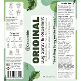 Cedarcide Original &amp; Tickshield Family Pack | Natural Cedar &amp; Lemongrass Oil Bug Spray | Eco-Friendly, Family-Safe Flea &amp; Tick Repellent | Pack of 4, 1oz Spritzers