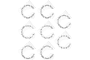 TOKIDNY 8Pcs Acoustic Guitar Sound Hole Decal Rosette Stickers Self-adhesive Inlaid Abalone Pattern for