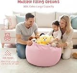 Nobildonna Pink Bean Bag Chair Cover 300L Extra Large No Filler Corduroy view 6