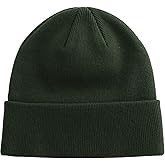 PHILIGHTS 100% Cotton Beanie Hat Knit Winter Hats for Women Men, Slouchy Beanies Cuffed Skull Cap Womens Warm Ski Hat