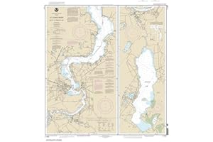 Paradise Cay Publications, Inc. NOAA Chart 11487: St. Johns River Racy Point to Crescent Lake, 33.6 X 29.8, Traditional Paper