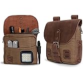 Hide & Drink, Survival Camping Pouch, Belt Loop, Rustic and Handy Tool Bag, Weather Resistant Outdoor Accessories, Traveling Essentials, Waxed Canvas, Handmade