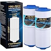 POOLPURE 5CH-352 Spa Filter Replaces PPM35SC-F2M, Marquis Spa 20042, 20092, 70-0240, 370-0242, 370-0243, Filbur FC-0196, 2" Male Thread/MPT Hot Tub Filter, 2 Pack