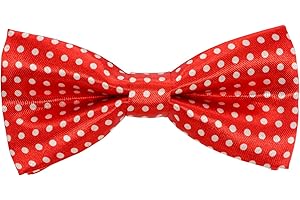 SYAYA Polka Dot Pre Tied Toddler Bow tie, Baby or Child & Kids Clip On Bowtie For Little Boy Birthday Party B-B-BT5