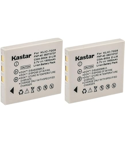 vhbw 1x batteria compatibile con Pentax Optio RZ18 fotocamera (600mAh, 3,6V, Li-Ion) - Sostituisce Pentax D-Li92