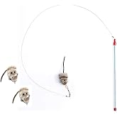 GoCat Cat Lures Catcher Cat Toy + 2 Refill Mouse