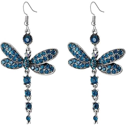 Drop Earrings , Vintage Boho Style Colorful Peacock Geometric Pendant Female Earrings Jewelry , Dangle Earrings for Women Teen Girls