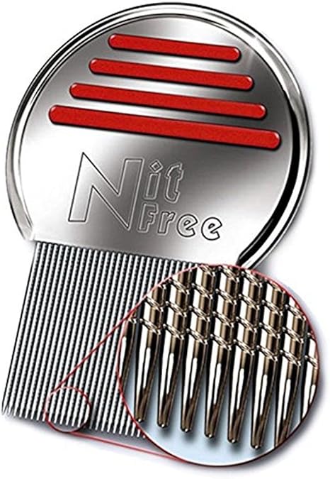 Nitfree Original Patented Lice Comb Safely Removes Lice Eggs And