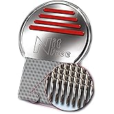 Nit Free Terminator Lice Comb, Professional Stainless Steel Louse and Nit Comb for Head Lice Treatment, Removes Nits