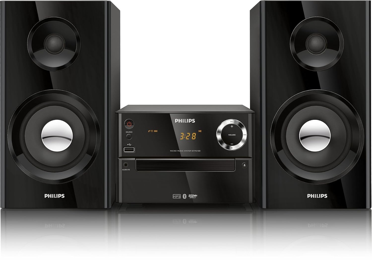 philips btm2180 home stereo system