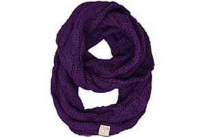 Funky Junque Kids Scarf Baby Toddler Matching Cable Knit Winter Infinity Circle Wrap