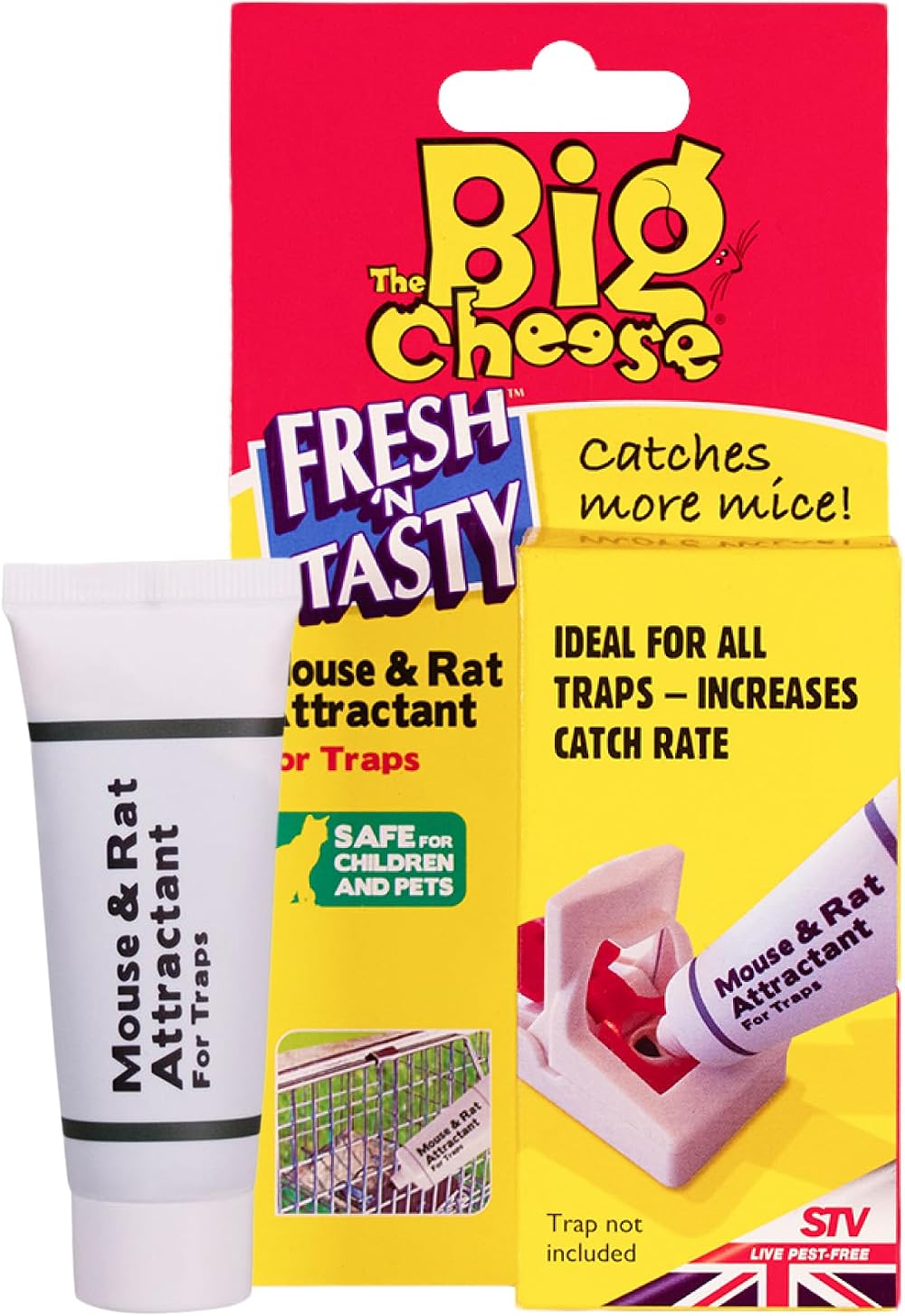 The Big Cheese Mouse and Rat Attractant 26g Poison-Free Squeezy Tube
