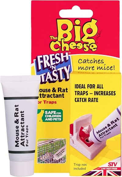 The Big Cheese Mouse and Rat Attractant 26g Poison-Free Squeezy Tube