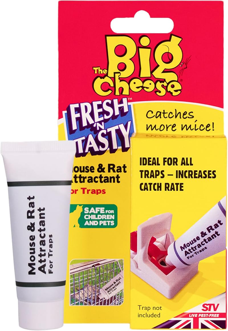 The Big Cheese Mouse and Rat Attractant 26g Poison-Free Squeezy Tube