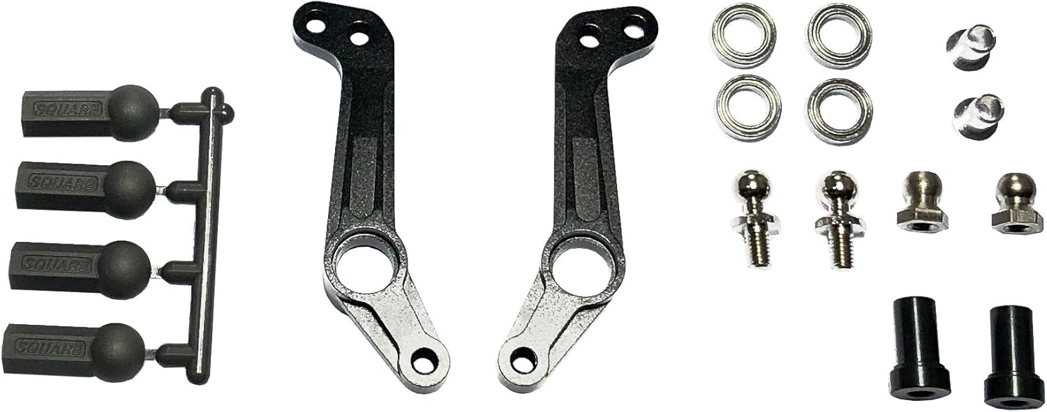 Amazon Co Jp アルミステアリングワイパーセット ブラック タミヤtt 02用 Std 217bk ホビー