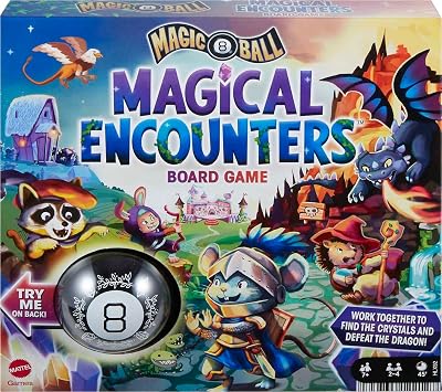 Mattel Games Magic 8 Ball Magical Encounters Cooperative Board Game HLX92