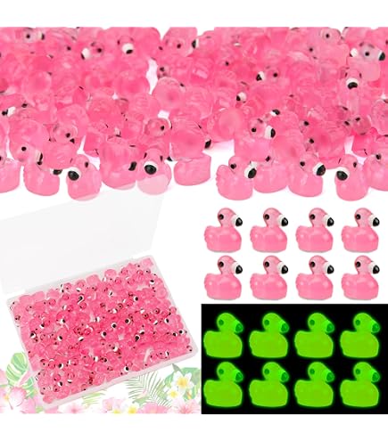 Mini Flamingo Pink Flamingo Figurines 100 Mini Resin Flamingo Figurines - 1.18x1.14 ...