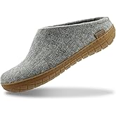 Glerups 100% quality wool mix Slipper with rubber sole - Unisex Slip-on