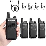 BAOFENG GT-22 Walkie Talkies for Adults Rechargeable, Long Range Two Way Radios with 1500mAh Battery, Portable Handheld VOX H
