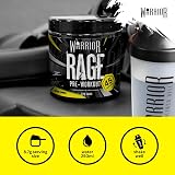 Warrior Rage Pre Workout Powder 392g Lightin' Lemonade 45 Servings 300mg view 4