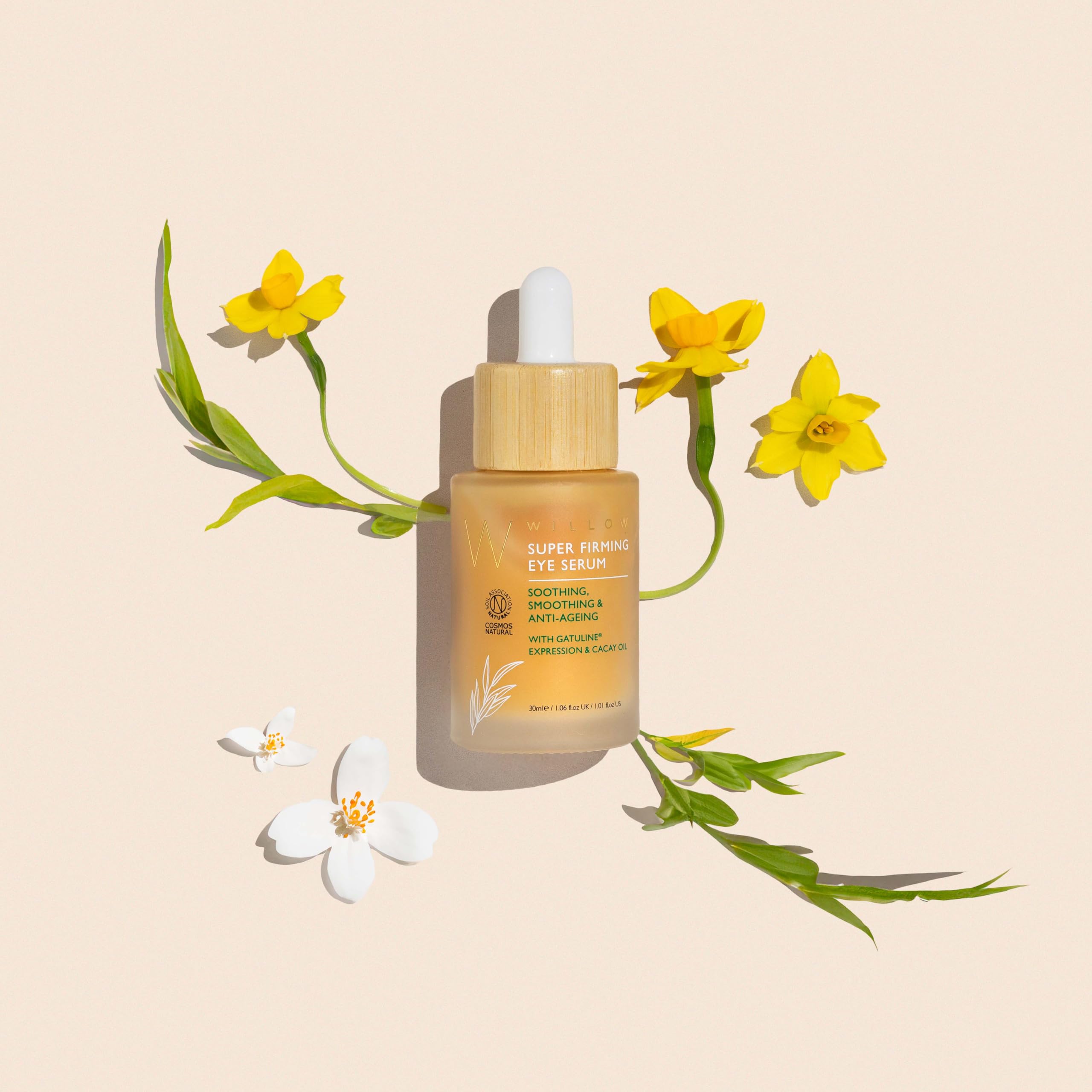 Super Firming Eye Serum: 4 time-award winning organic eye serum, reduces fine lines in just 15 mins with Cacay Oil, Gatuline Expression, naturally occurring Vitamin E and Retinol.