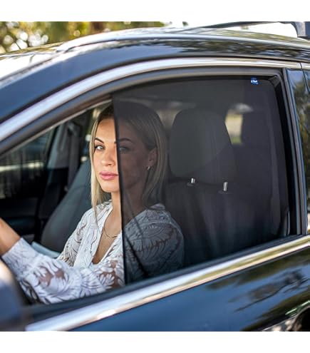 4-Pack Car Window Shades For Baby & Driver- Static Cling Side Window Sun Shade C