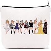 Frerdui Music Lover Makeup Bag Gifts for Women, Singer Makeup Bags, Singer Merch Cosmetic Bag for Next Era, Gift for Women Friends Birthday Mother's Day Nurse Graduation Gift for Her Music Lovers