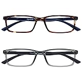 OPULIZE See Reading Glasses 2 Packs with Blue Light