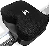 2K Fit Rowing Machine Seat Cushion (Model 2) for The Concept 2 Rowing Machine with Custom Memory Foam, Washable Cover, and Straps- Concept 2 Rower, Recumbent Stationary Bike, WatterRower Seat Pad