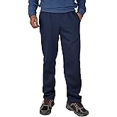 Genafy Mens Fleece Athletic Sweatpants Workout Relaxed Fit Drawstring Sweat Pants with Pockets