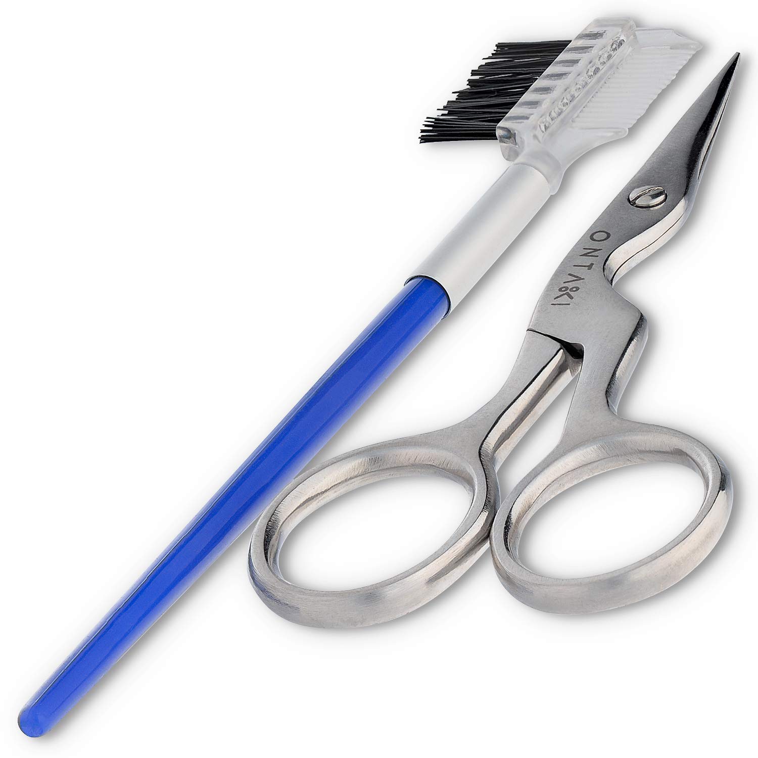 Eyebrow Scissors with Brow Brush Kit (Silver): Home Improvement
