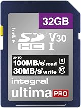 Integral 32GB SD Card SDXC UHS-I U3 V30 100MB/s 4K Premium High Speed view 2