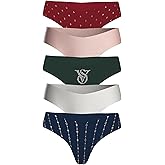 Victoria's Secret Women's No Show Thong Underwear, Panties for Women, Multi Pack (XS-XXL)