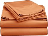 MOONLIGHT20015 Single Duvet Cover Set Rust Solid Microfiber 135x200 cm view 8