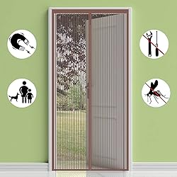 GOUER Mosquito Screen Door, 130x215cm Keep Bugs Out