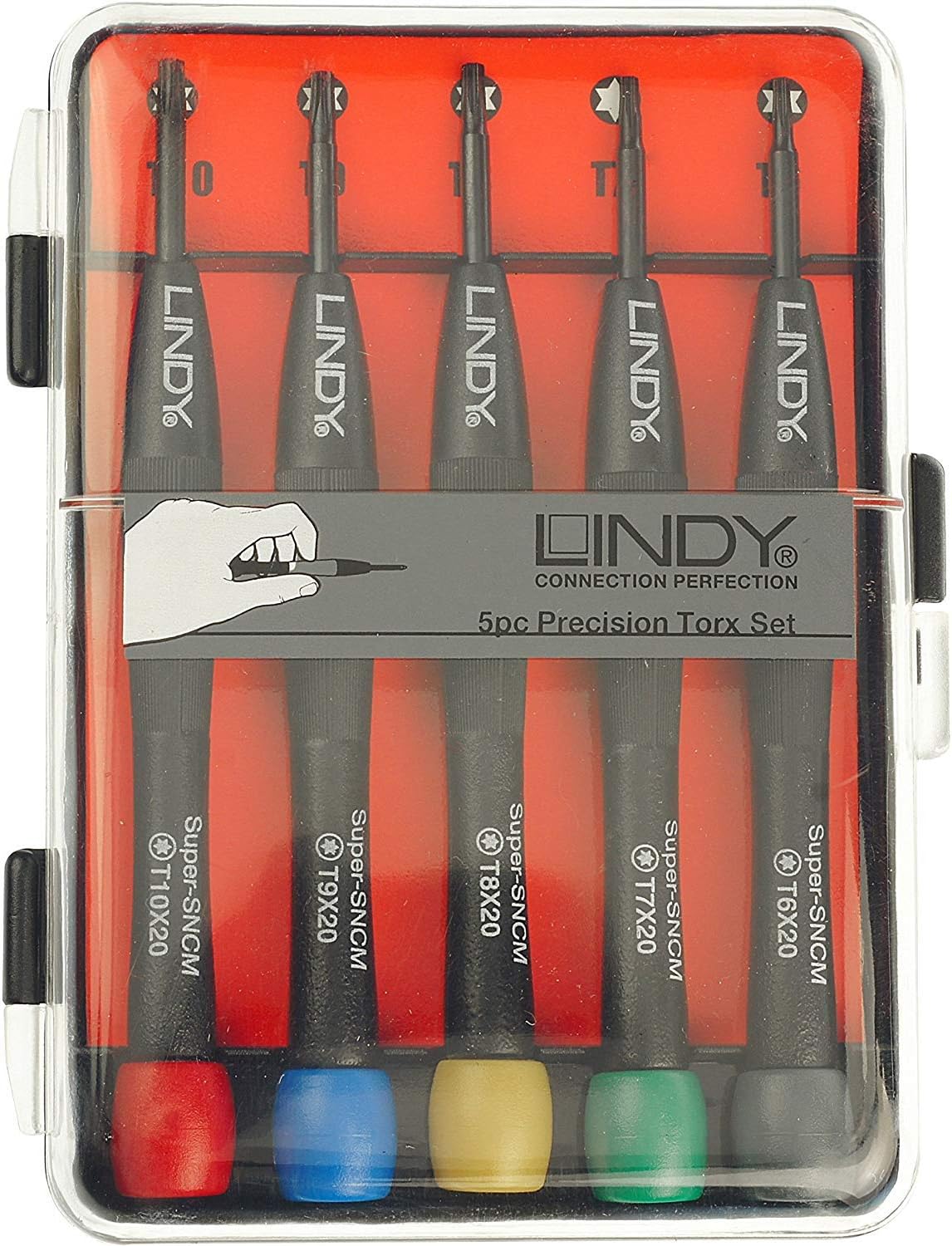 LINDY Computer Technician Precision Torx Set, Multicolored, 5 Piece