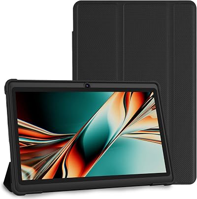 PRITOM 7 inch Android 13 Tablet 4GB RAM 32GB ROM Quad Core HD IPS WiFi Black