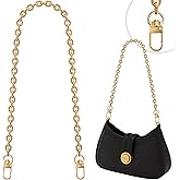 Chewarelly 1 Pcs Purse Chain Strap Cross body Chain Strap Replacement Chain for Handbag Shoulder Bag Purse(O chain 0.28 Inch-39.3 Inches/100cm, Gold)